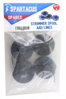 Spartacus SP154 Trimmer spool & line - Pack of 4